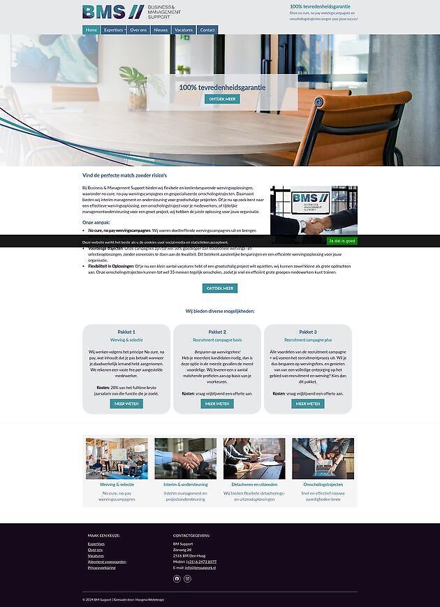 BM Support, den Haag - Hoogma Webdesign Beerta