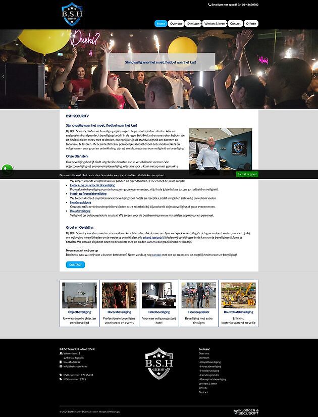 BSH Security, Rijswijk - Hoogma Webdesign Beerta